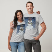 Snowman w/BG (vivid) - T - Shirt für Männer (Unisex)