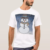 Snowman w/BG (weiß) - T - Shirt für Männer (Vorderseite)