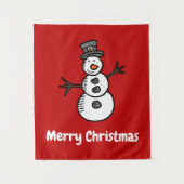 Snowman Wandteppich (Vorderseite)