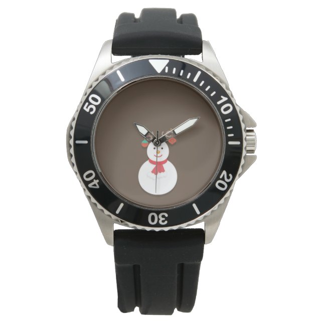 Snowman Watch Armbanduhr (Vorderseite)
