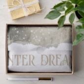 Snowman Watercolor Winter Weihnachten Seidenpapier (Geschenk)