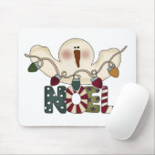 Snowman-Weihnachten Mousepad (Mit Mouse)