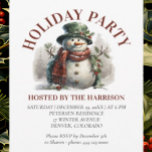 Snowman Weihnachten Vintag wünscht Papierplatte Einladung<br><div class="desc">Snowman Niedlich Watercolor Weihnachten wünscht Bequemlichkeit ist der Schlüssel in dieser geschäftigen Saison! Besuchen Sie unseren Zazzle Store, um die komplette Snowman Niedlich Watercolor Weihnachtswünsche Kollektion zu erkunden. Mit nur wenigen Klicks können Sie diese schönen Designs direkt vor Ihrer Haustür liefern lassen. Wenn Sie weitere Anpassungen benötigen, schreiben Sie mir...</div>