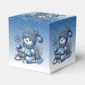 Snowman Weihnachts-Geschenkboxen Geschenkschachtel (Rückseite)