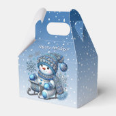 Snowman Weihnachts-Geschenkboxen Geschenkschachtel (Rückseite)