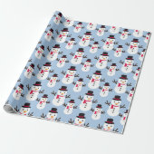 Snowman Weihnachts-Geschenkpapier Roll of Geschenkpapier (Ungerollt)