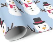 Snowman Weihnachts-Geschenkpapier Roll of Geschenkpapier (Rolleneckpunkt)