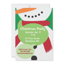 Snowman Weihnachts-Party