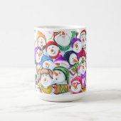Snowman Weihnachts-Party-Tasse Kaffeetasse (Mittel)