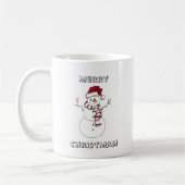Snowman Weihnachts-Tasse Kaffeetasse (Links)