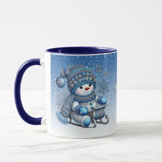 Snowman Weihnachts-Tasse Tasse (Links)