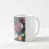 Snowman-Weihnachtsbaum-Tasse Kaffeetasse (VorderseiteRechts)