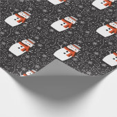 Snowman Weihnachtsbuch Geschenkpapier (Ecke)