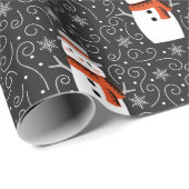 Snowman Weihnachtsbuch Geschenkpapier (Rolleneckpunkt)