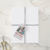 Snowman Weihnachtsfeiertag Geschenkanhänger (Mit Garn)