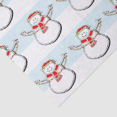 Snowman Weihnachtsfeiertag Seidenpapier (Ausschnitt)