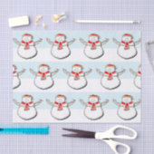 Snowman Weihnachtsfeiertag Seidenpapier (Handwerk)