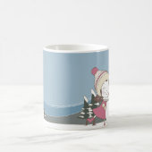 Snowman Weihnachtsfeiertag Tasse (Mittel)