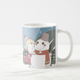 Snowman Weihnachtsfeiertag Tasse