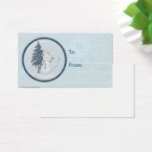 Snowman Weihnachtsgeschenk Tag (Schreibtisch)