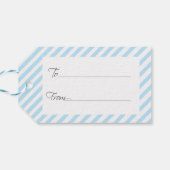 Snowman Weihnachtsgeschenk Tag Geschenkanhänger (Rückseite Horizontal)