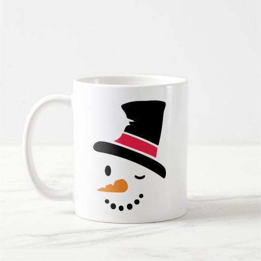 Snowman-Weihnachtskaffee-Tasse Kaffeetasse (Links)
