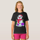 Snowman Weihnachtspaket T-Shirt (Vorne ganz)