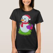 Snowman Weihnachtspaket T-Shirt (Vorderseite)