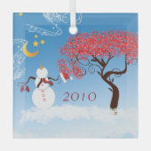 Snowman Weihnachtsschmuck (Vorderseite)