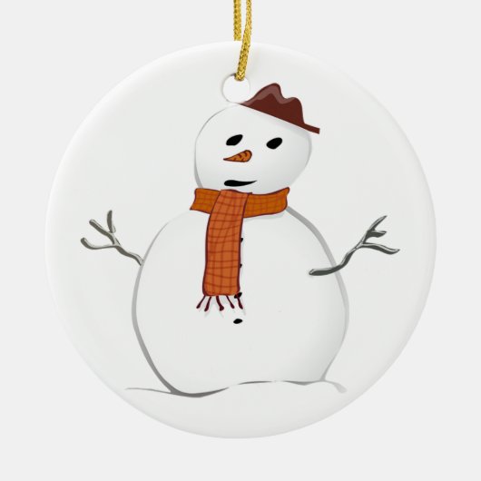 Snowman Weihnachtsschmuck (Vorne)