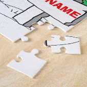 Snowman Weihnachtsstil Puzzle (Seite)