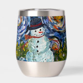 Snowman Wine Tumbler (Rückseite)