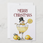 Snowman Wine Winter Weihnachten (Vorderseite)
