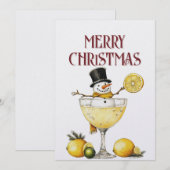 Snowman Wine Winter Weihnachten (Vorne/Hinten)
