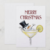 Snowman Wine Winter Weihnachten (Vorne/Hinten)