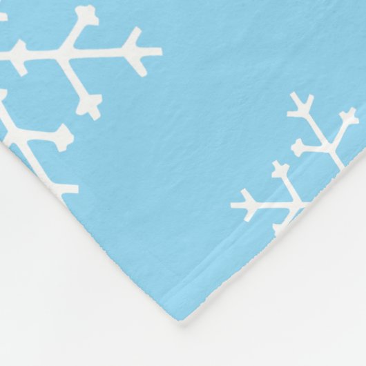 Snowman Winter / Christmas Fleece Blanket (Ecke)