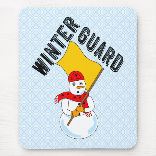 Snowman Winter Guard Mouse Pad Mousepad (Vorne)