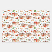 Snowman Winter Holiday - Merry Christmas Geschenkpapier Set (Vorderseite 2)