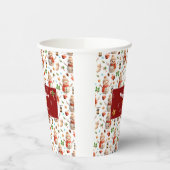 Snowman Winter Holiday - Merry Christmas Pappbecher (Links)