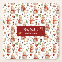 Snowman Winter Holiday - Merry Christmas