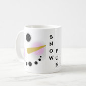 Snowman-Winter-Kaffee-Tasse Kaffeetasse (Vorderseite Links)