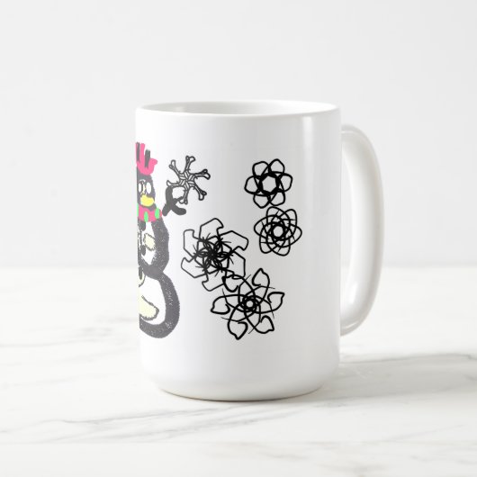Snowman winter  kaffeetasse (VorderseiteRechts)