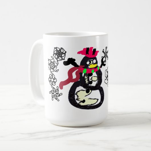 Snowman winter  kaffeetasse (Vorderseite Links)