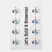 Snowman Winter Kitchtuch Geschirrtuch (Vertikal)