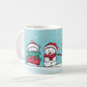 Snowman-Winter-Tasse - Entwürfe Gerda Steiner Kaffeetasse (Vorderseite Links)