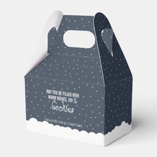 Snowman Winter Wonderland Geschenkschachtel (Rückseite)