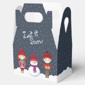 Snowman Winter Wonderland Geschenkschachtel (Geöffnet)