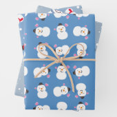 Snowman Winter Wonderland Holiday Geschenkpapier Set (Beispiel)