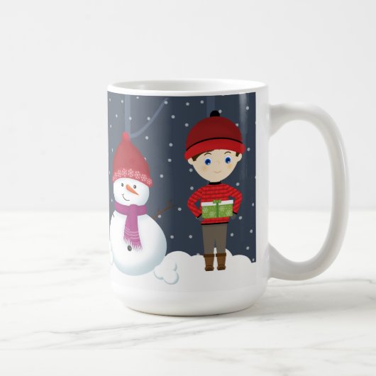 Snowman Winter Wonderland Kaffeetasse (Rechts)