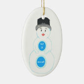 Snowman Winter Wonderland Ornament (Rechts)